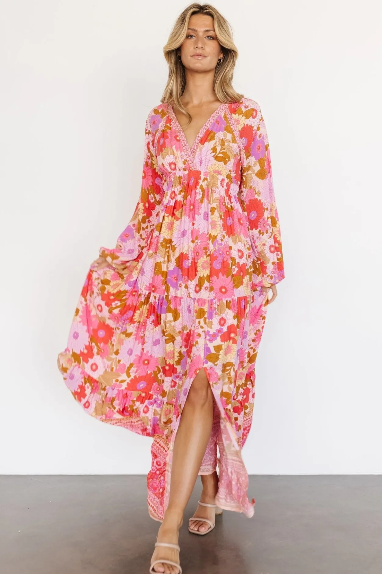 Outlet Baltic Born Malena Maxi Dress | Pink Multi PinkMulti