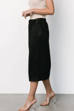 Outlet Baltic Born Malika Faux Wrap Skirt | Black