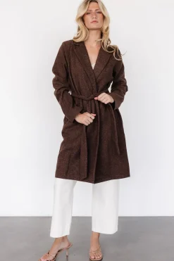 Clearance Baltic Born Manchester Tweed Jacket | Dark Brown DarkBrown