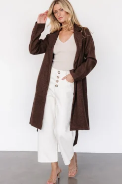 Clearance Baltic Born Manchester Tweed Jacket | Dark Brown DarkBrown