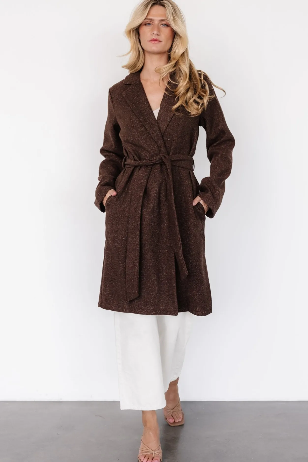 Clearance Baltic Born Manchester Tweed Jacket | Dark Brown DarkBrown