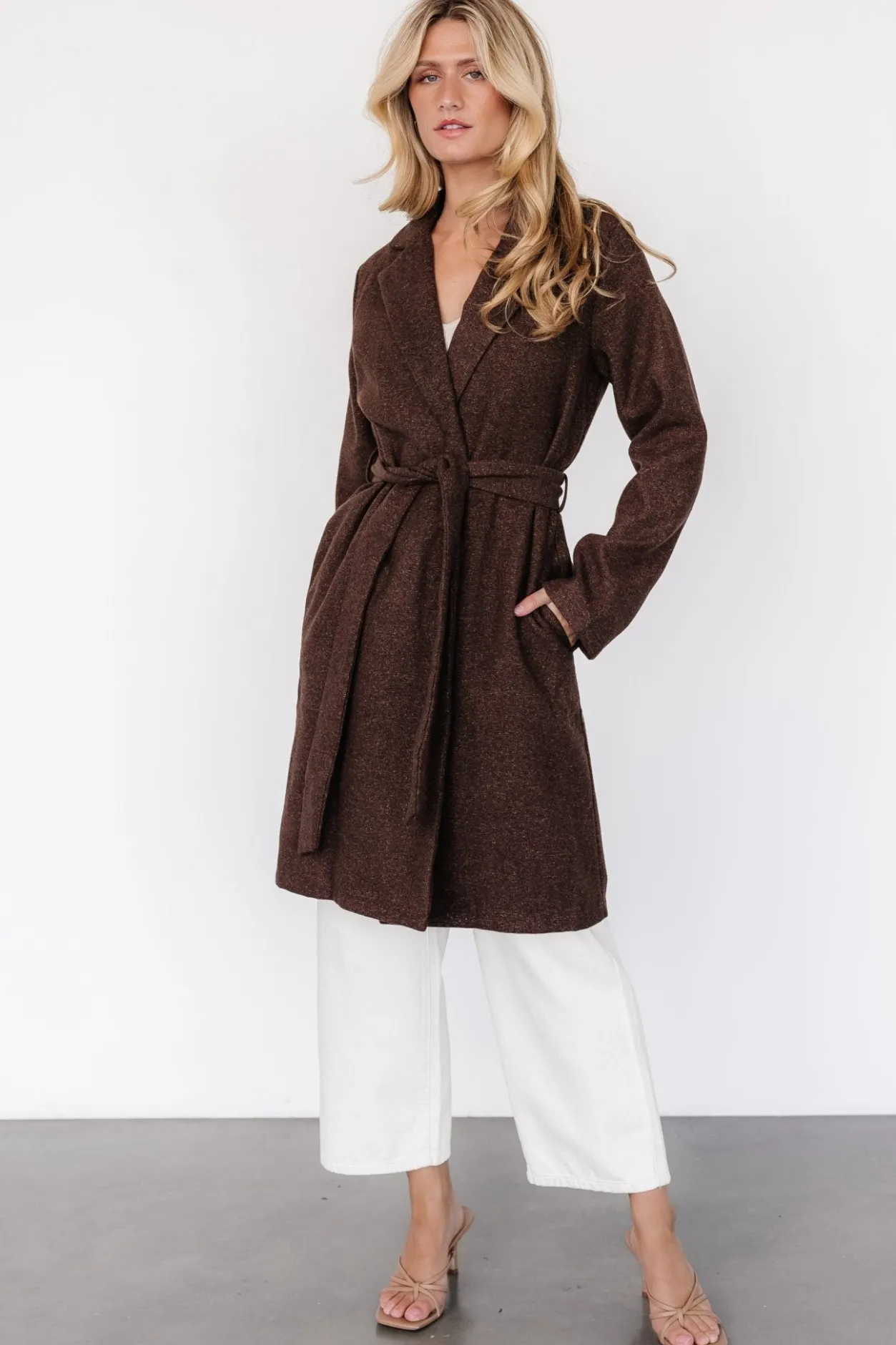 Clearance Baltic Born Manchester Tweed Jacket | Dark Brown DarkBrown