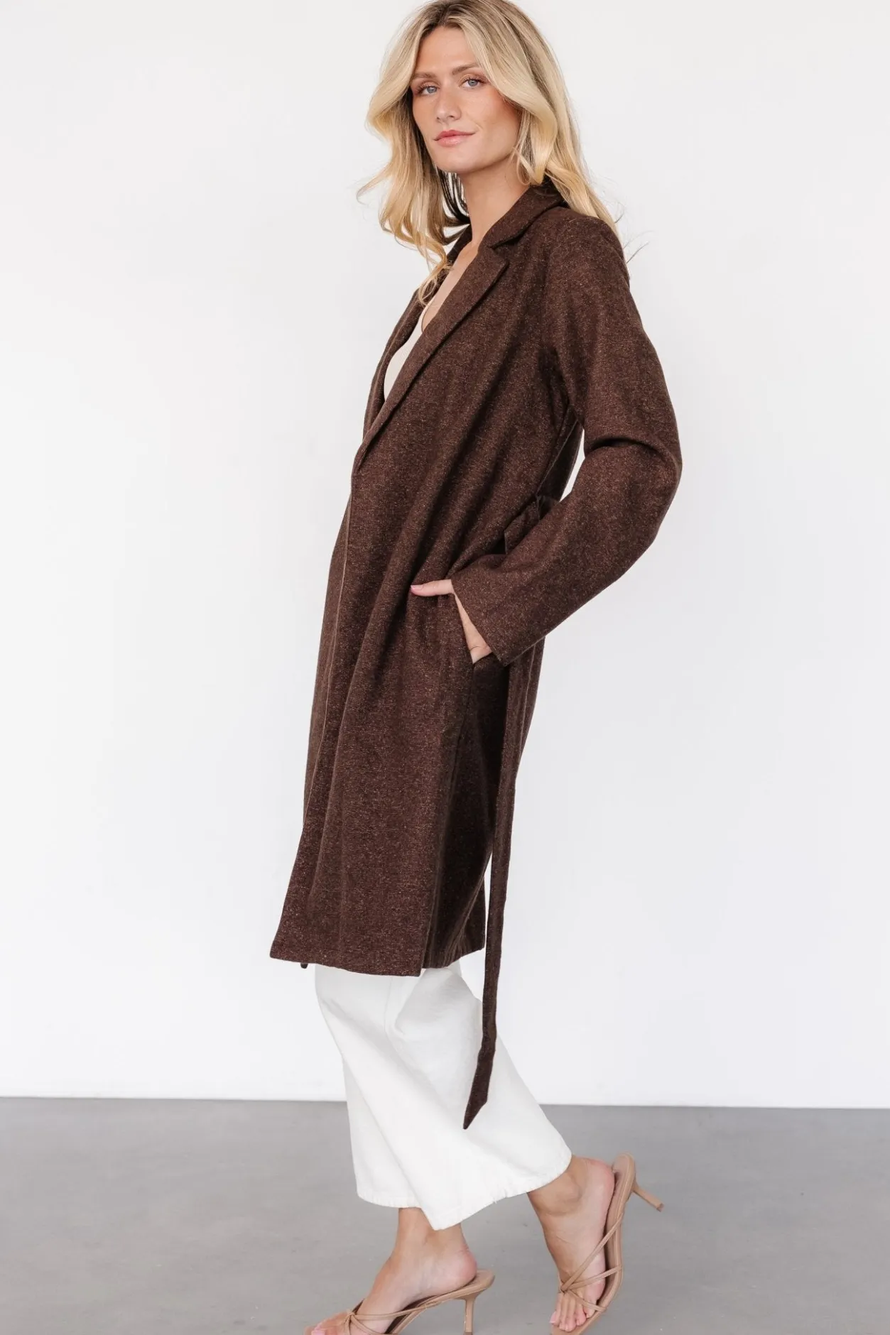 Clearance Baltic Born Manchester Tweed Jacket | Dark Brown DarkBrown