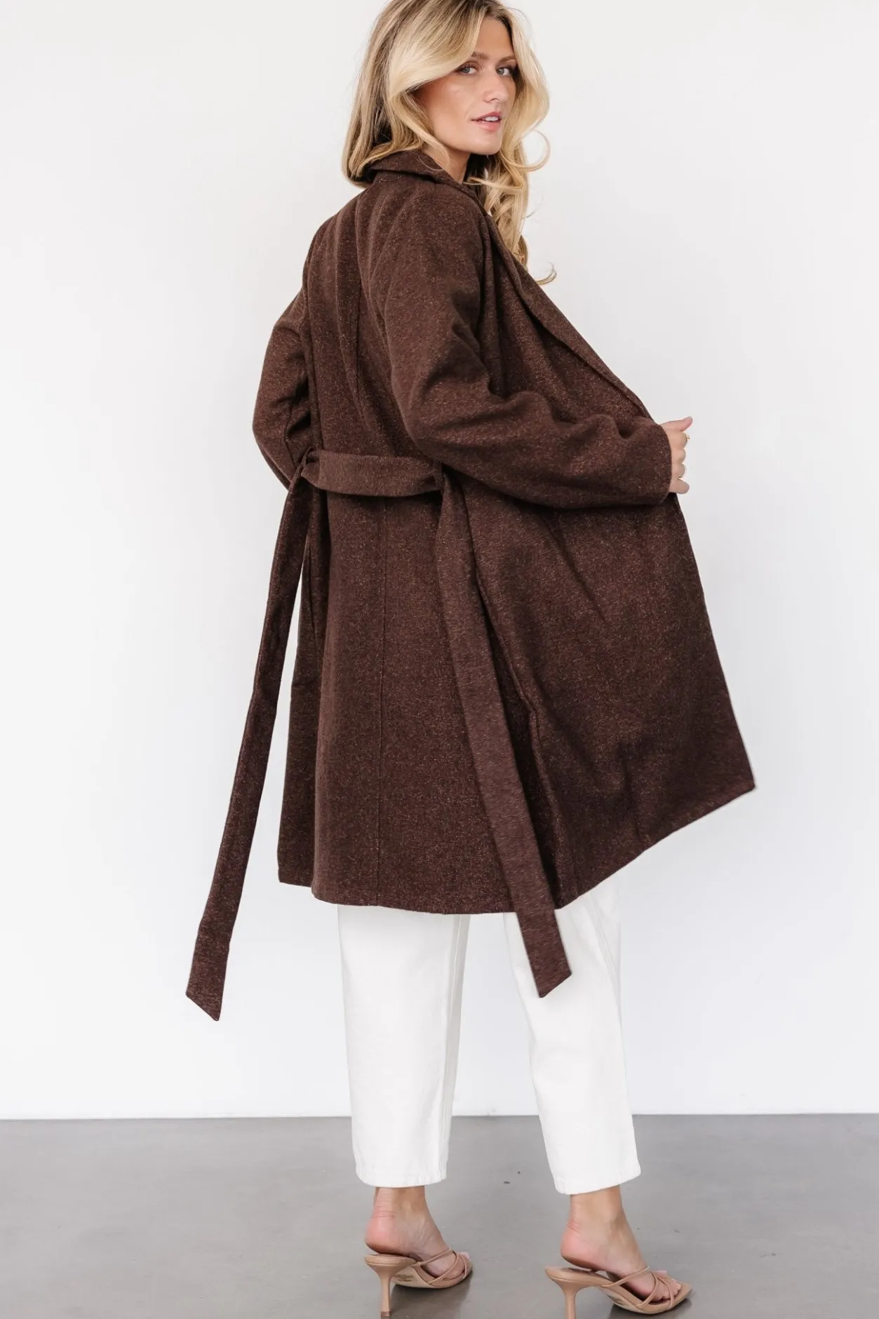 Clearance Baltic Born Manchester Tweed Jacket | Dark Brown DarkBrown