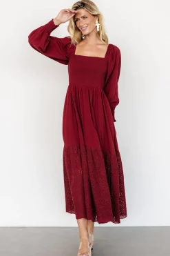 Clearance Baltic Born Marcella Maxi Dress | Wine