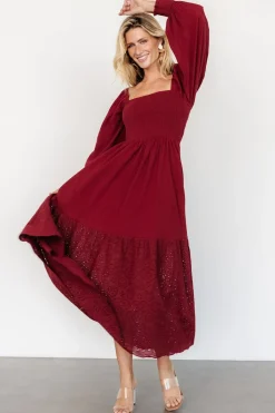 Clearance Baltic Born Marcella Maxi Dress | Wine