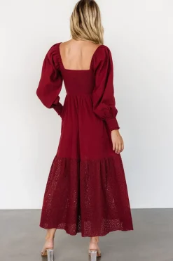 Clearance Baltic Born Marcella Maxi Dress | Wine