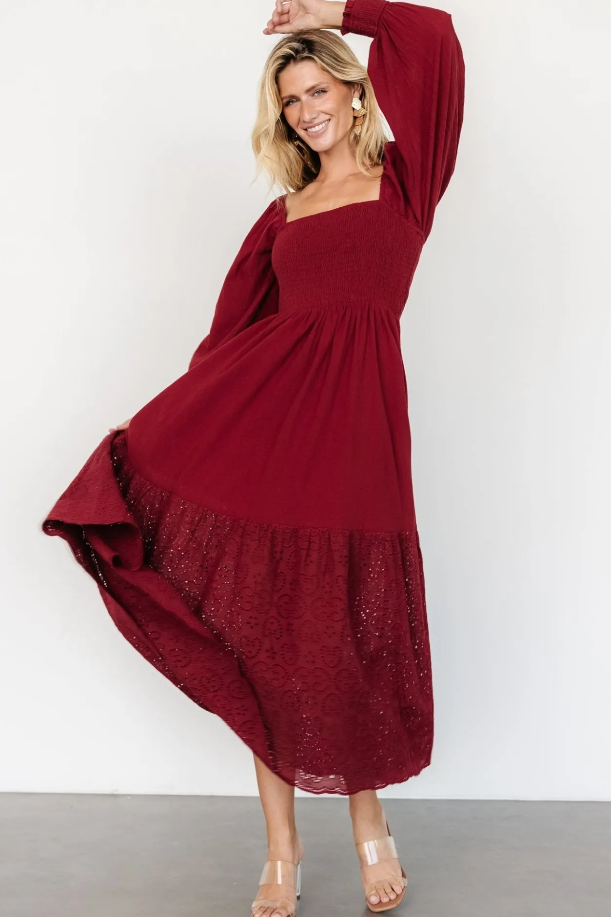 Clearance Baltic Born Marcella Maxi Dress | Wine