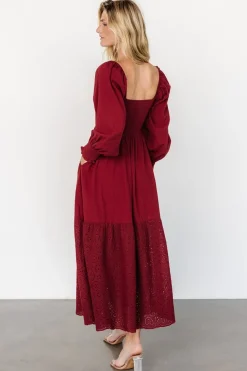 Clearance Baltic Born Marcella Maxi Dress | Wine