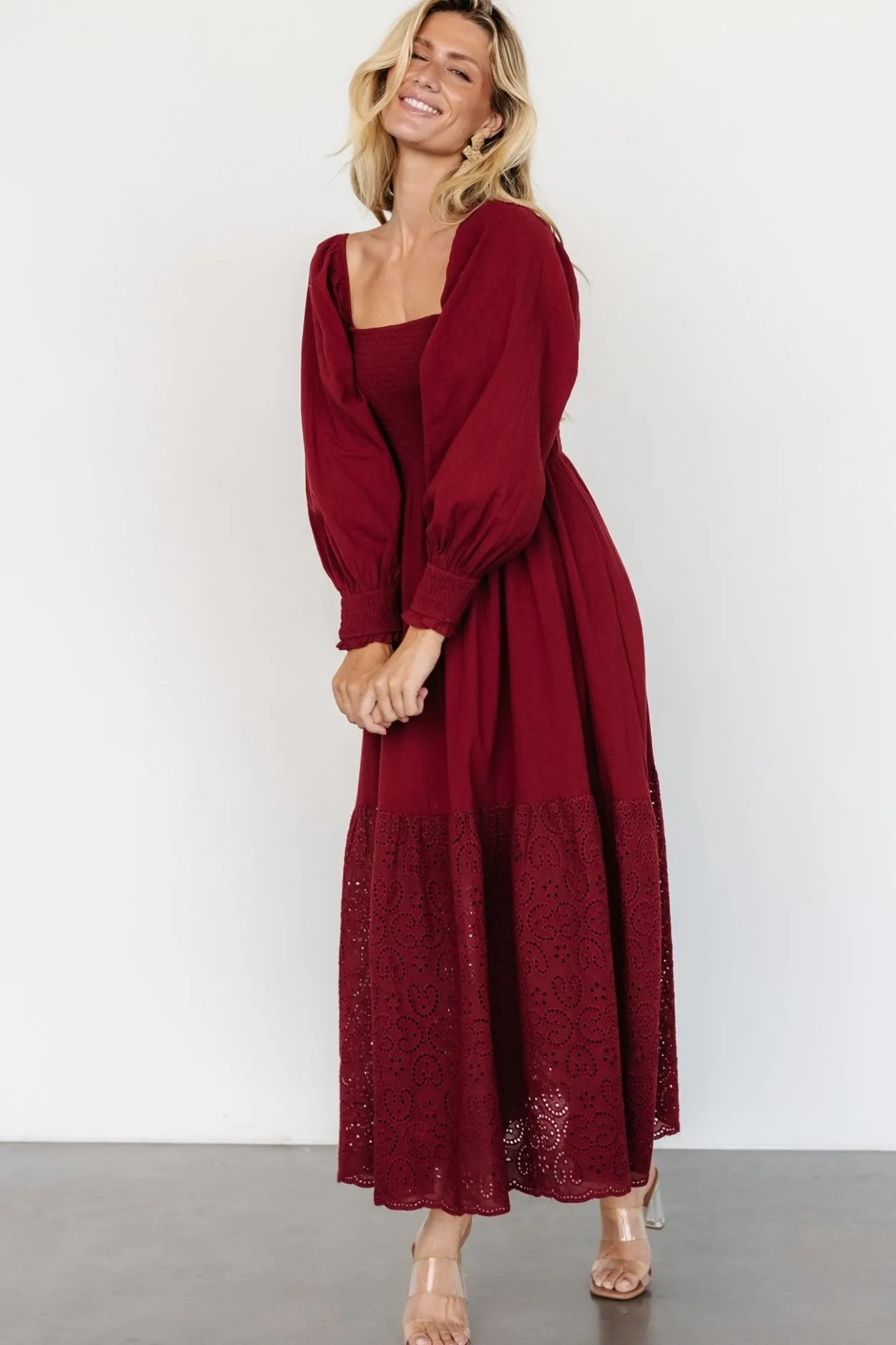 Clearance Baltic Born Marcella Maxi Dress | Wine