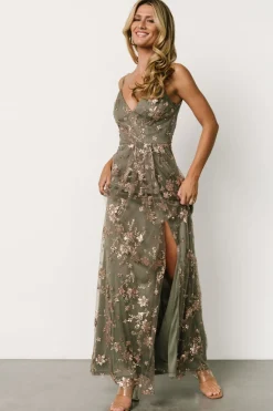 Hot Baltic Born Marcia Sparkle Gown | Eucalyptus + Rose Gold Eucalyptus+RoseGold