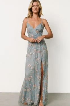 Fashion Baltic Born Marcia Sparkle Gown | Light Blue + Rose Gold LightBlue+RoseGold