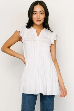 Clearance Baltic Born Margaret Tiered Top | White