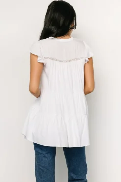 Clearance Baltic Born Margaret Tiered Top | White
