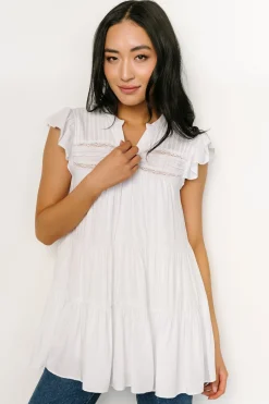 Clearance Baltic Born Margaret Tiered Top | White