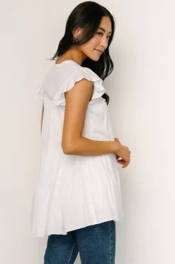 Clearance Baltic Born Margaret Tiered Top | White