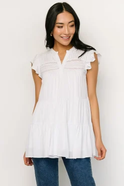 Clearance Baltic Born Margaret Tiered Top | White