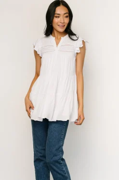 Clearance Baltic Born Margaret Tiered Top | White