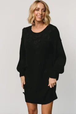 New Baltic Born Margaux Sweater Dress | Black