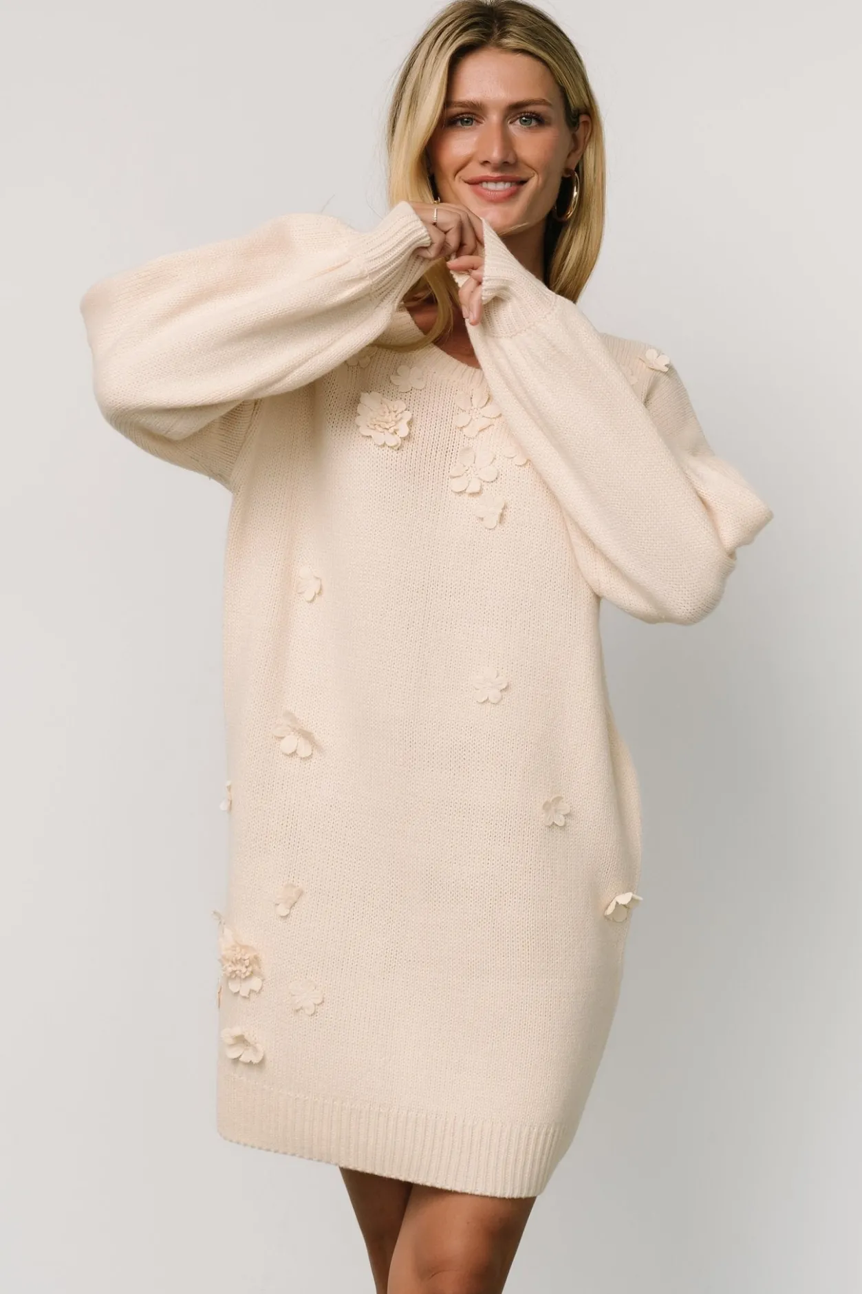 Online Baltic Born Margaux Sweater Dress | Cream