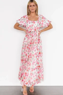 Online Baltic Born Margo Maxi Dress | Pink Multi Floral PinkMultiFloral