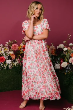 Online Baltic Born Margo Maxi Dress | Pink Multi Floral PinkMultiFloral