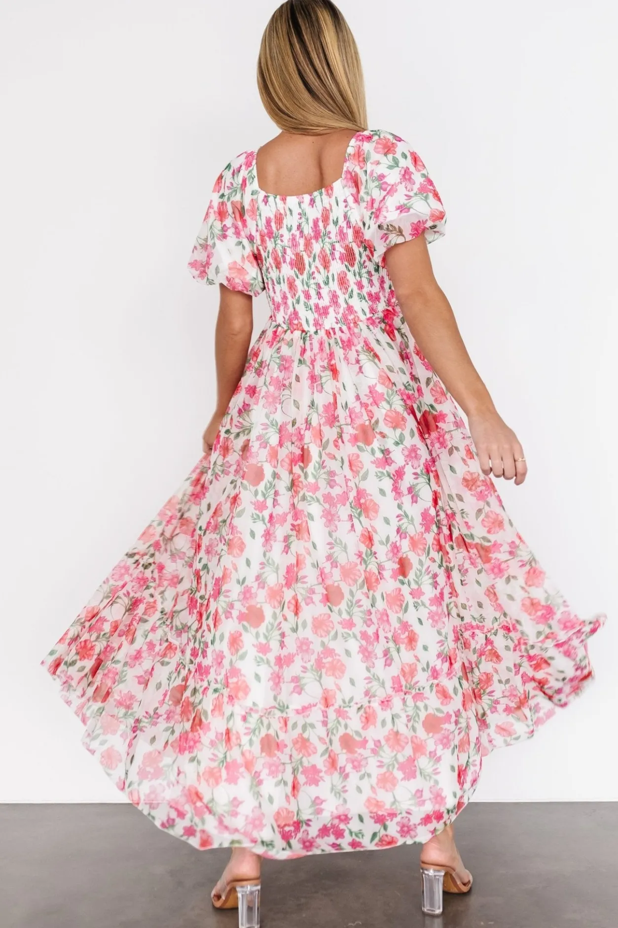 Online Baltic Born Margo Maxi Dress | Pink Multi Floral PinkMultiFloral