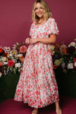 Online Baltic Born Margo Maxi Dress | Pink Multi Floral PinkMultiFloral