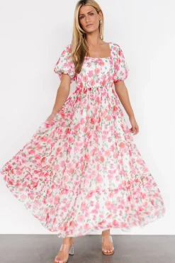Online Baltic Born Margo Maxi Dress | Pink Multi Floral PinkMultiFloral