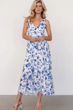 Sale Baltic Born Mariah Tank Dress | Blue Floral BlueFloral