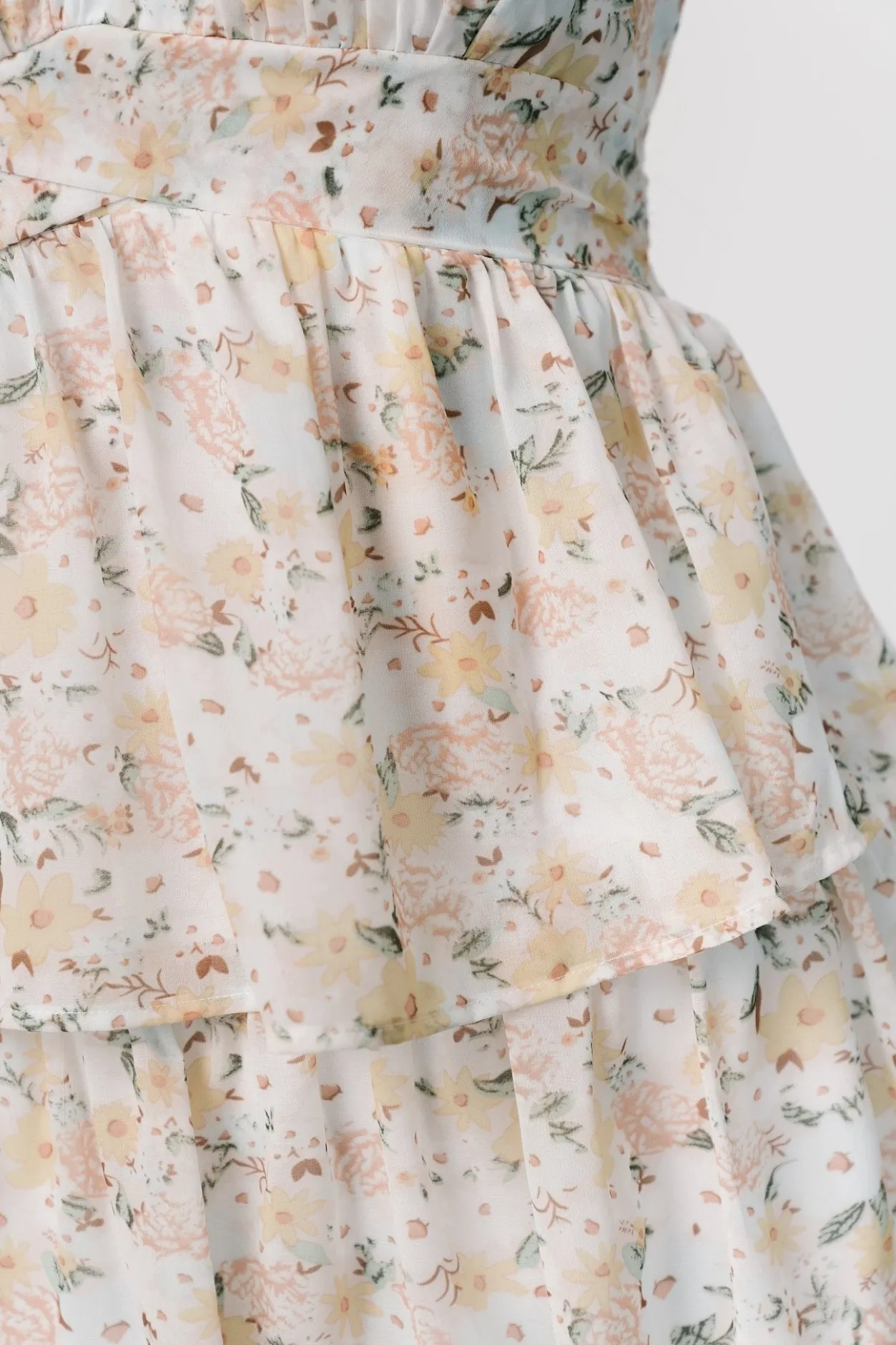 Best Baltic Born Marigold Tiered Maxi Dress | Yellow Floral YellowFloral