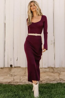 Best Baltic Born Marika Ribbed Dress | Wine