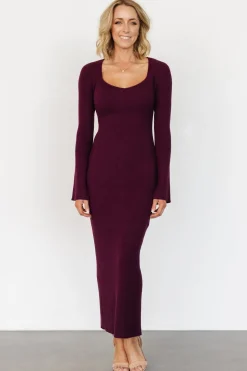 Best Baltic Born Marika Ribbed Dress | Wine