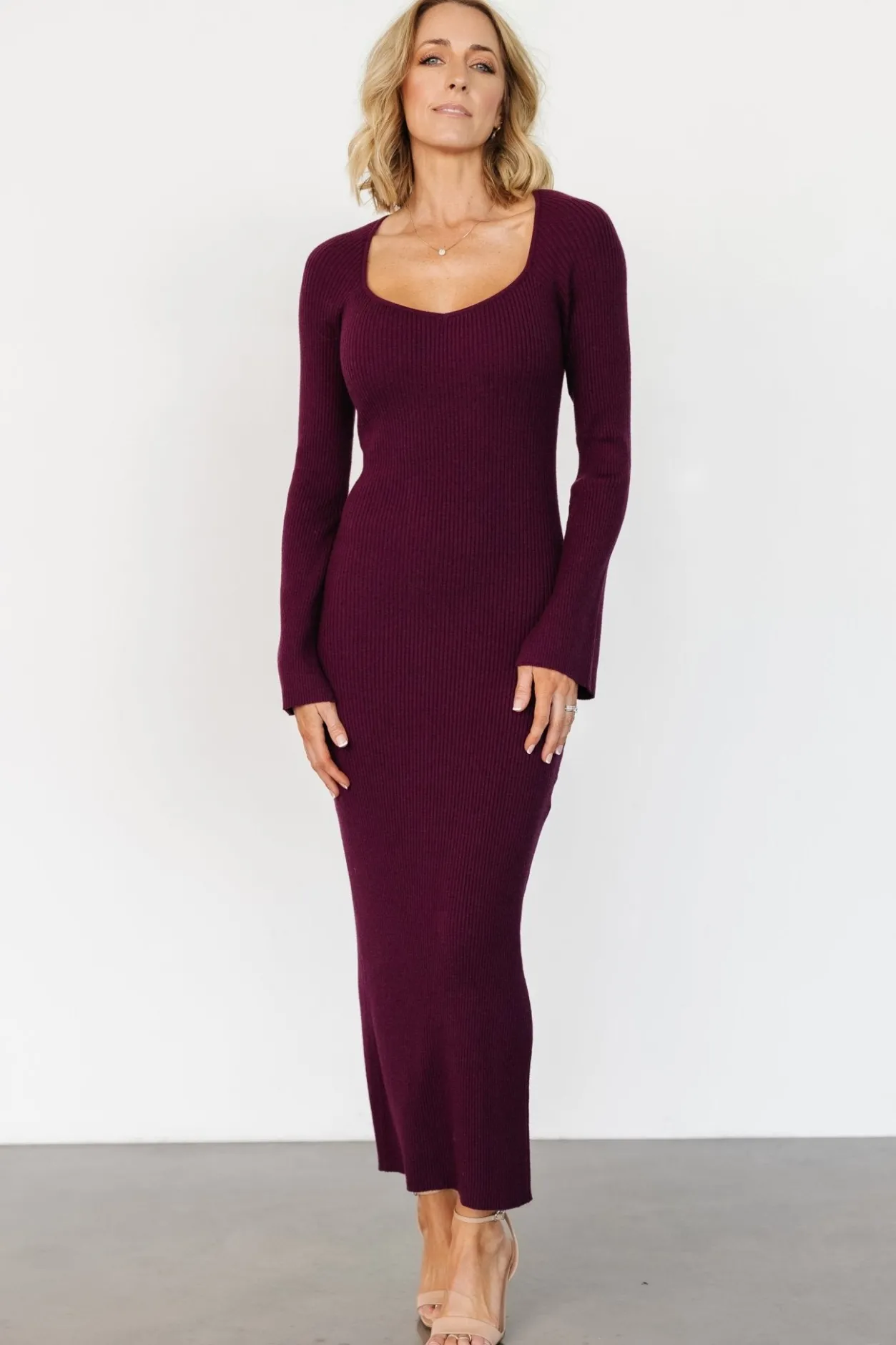 Best Baltic Born Marika Ribbed Dress | Wine