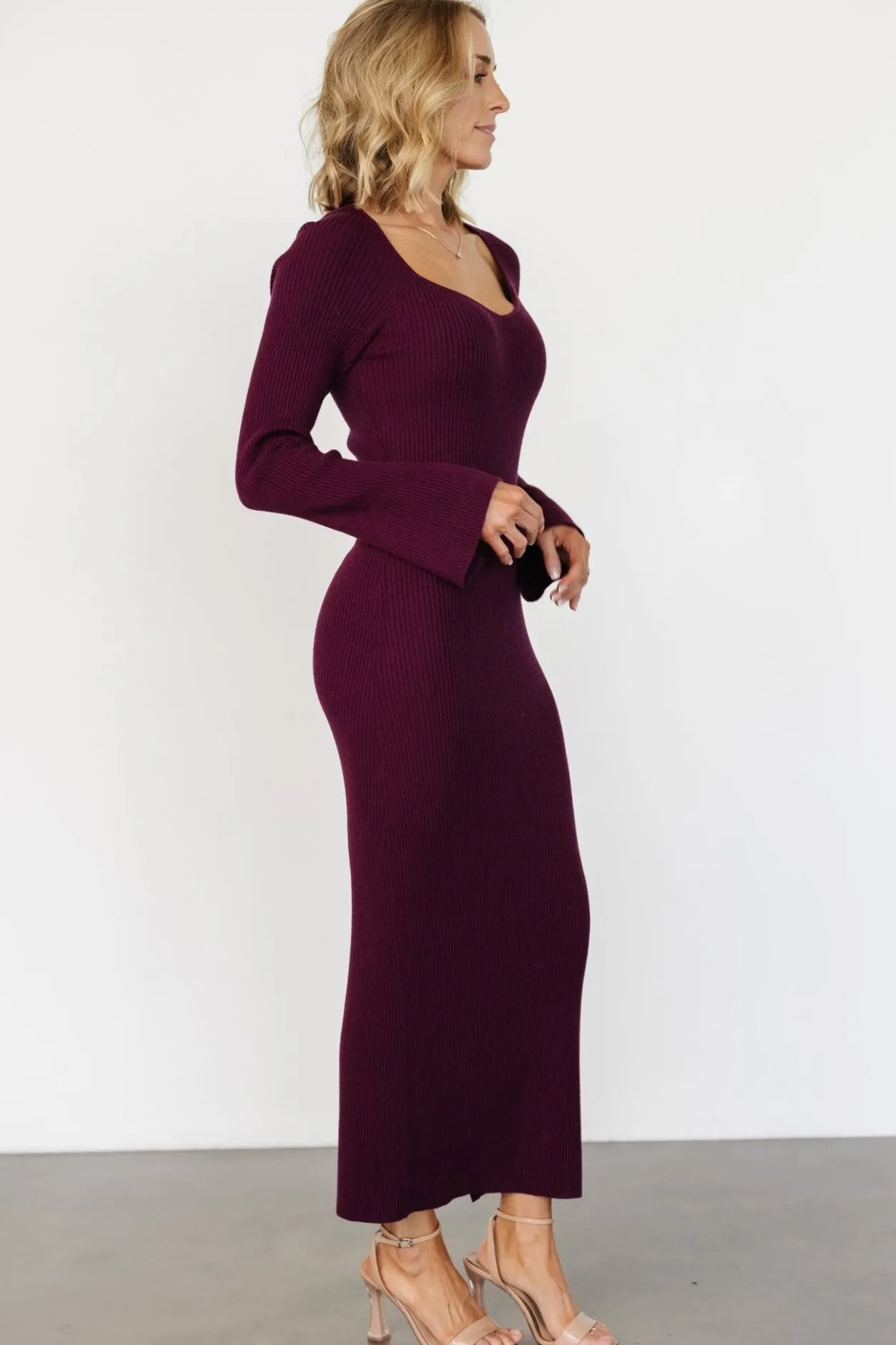 Best Baltic Born Marika Ribbed Dress | Wine