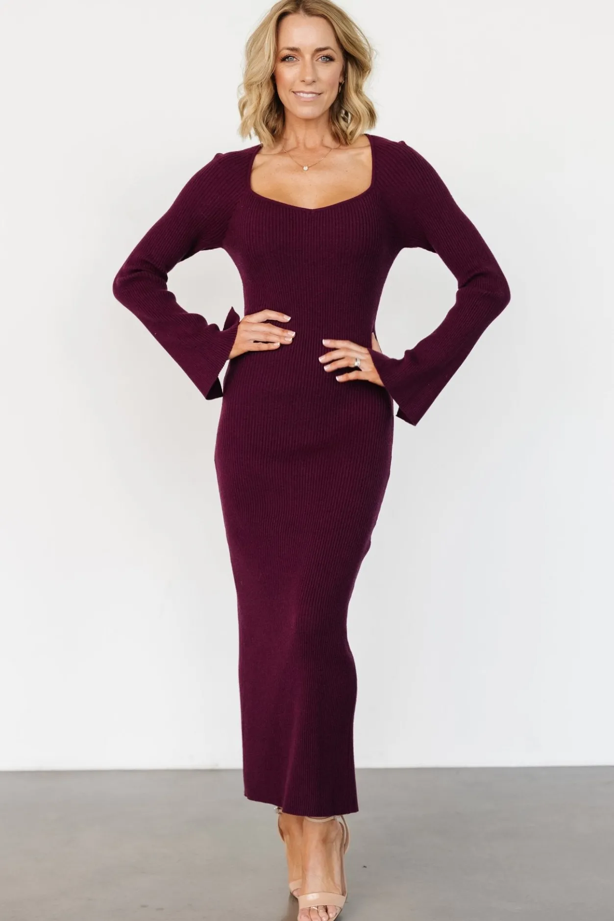 Best Baltic Born Marika Ribbed Dress | Wine
