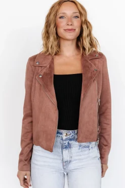 Best Baltic Born Marisa Faux Suede Jacket | Dusty Clove DustyClove