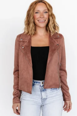 Best Baltic Born Marisa Faux Suede Jacket | Dusty Clove DustyClove