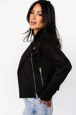 Online Baltic Born Marisa Faux Suede Jacket | Black