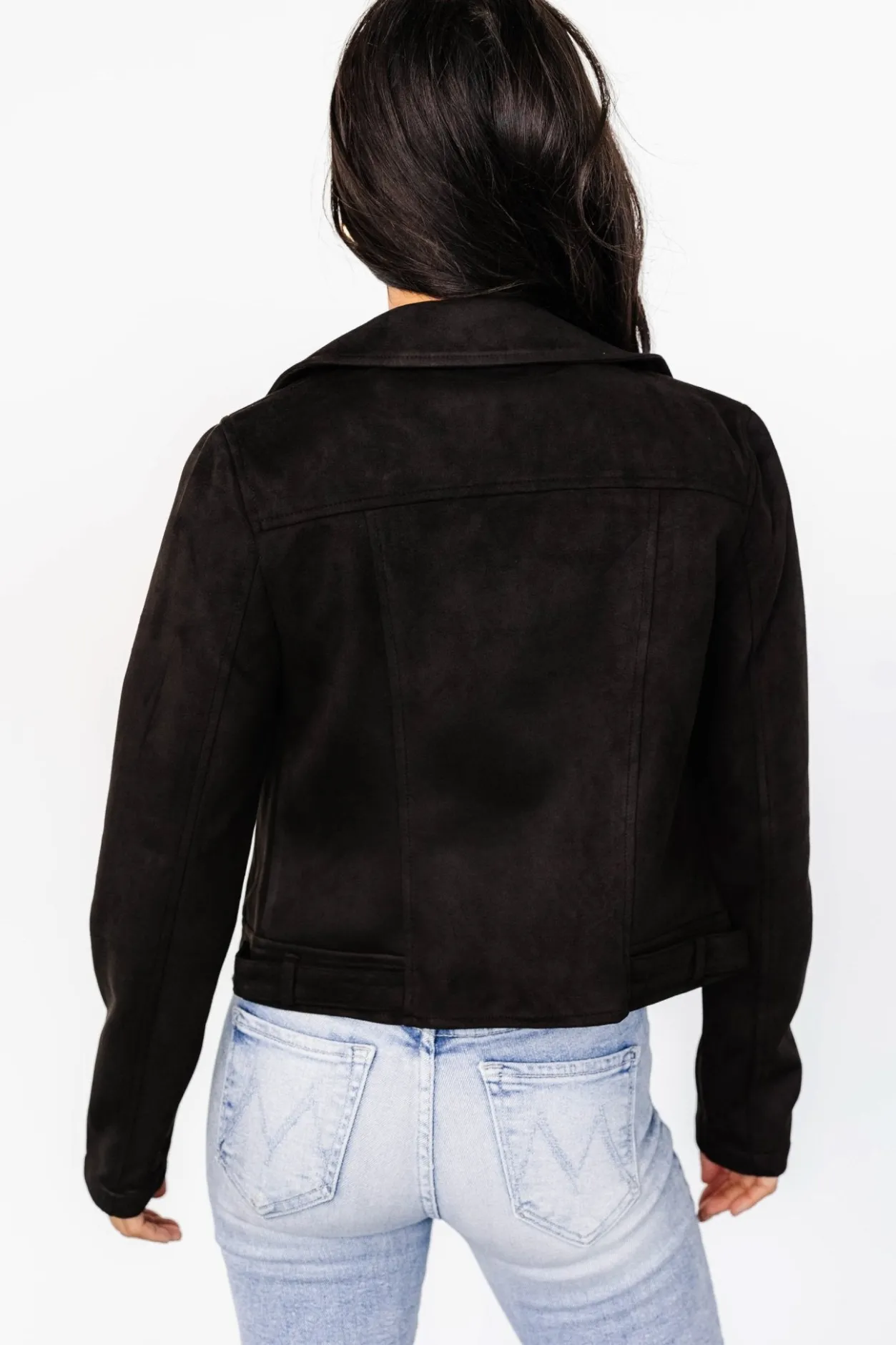 Online Baltic Born Marisa Faux Suede Jacket | Black