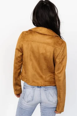 New Baltic Born Marisa Faux Suede Jacket | Saffron