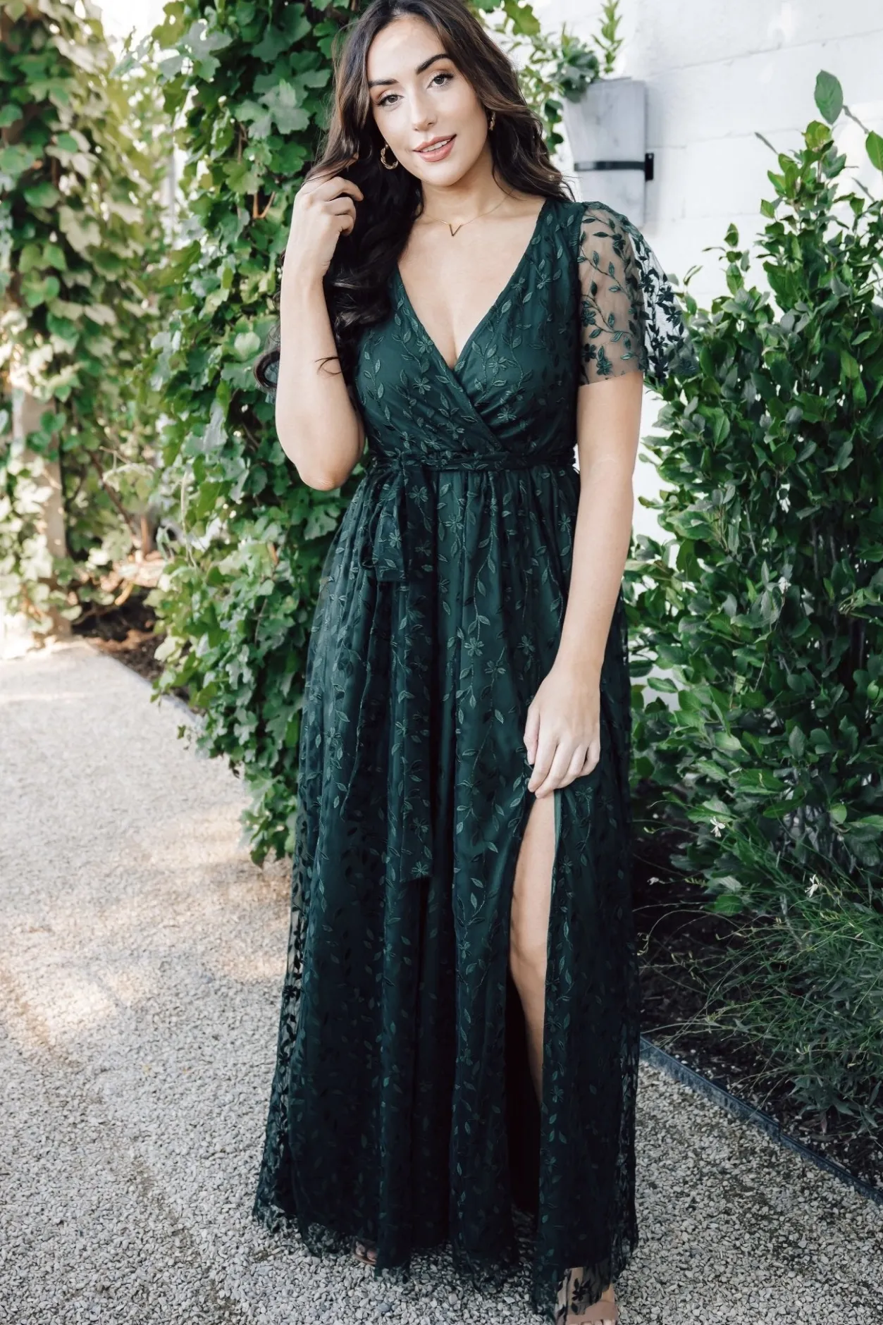 Sale Baltic Born Marseille Embossed Maxi Dress | Green