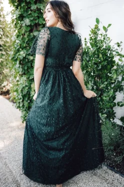 Sale Baltic Born Marseille Embossed Maxi Dress | Green