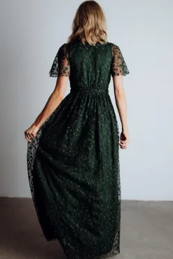 Sale Baltic Born Marseille Embossed Maxi Dress | Green