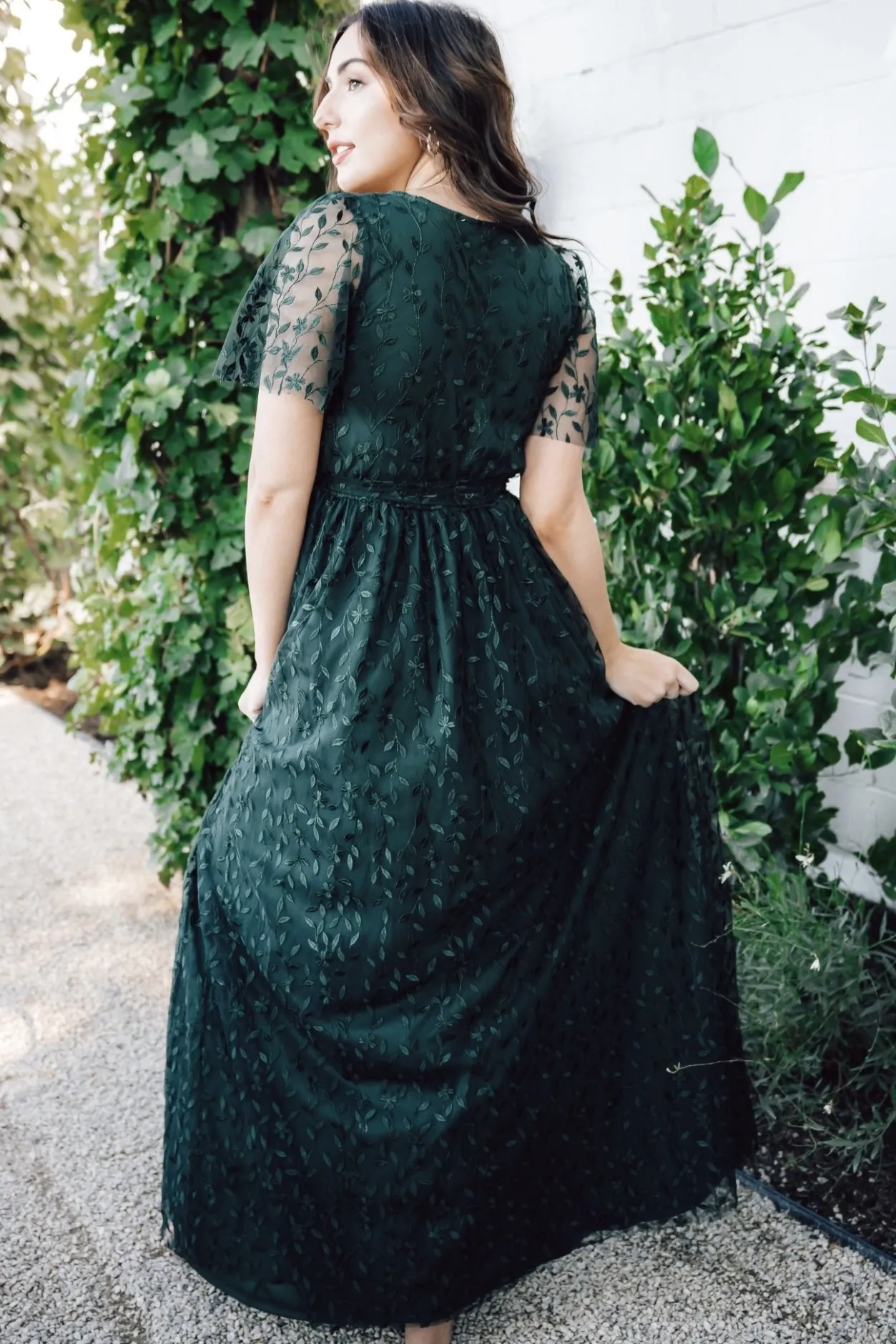 Sale Baltic Born Marseille Embossed Maxi Dress | Green