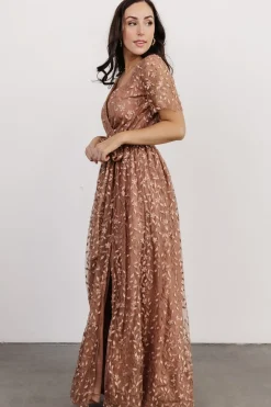 Sale Baltic Born Marseille Embossed Maxi Dress | Nude Rose NudeRose