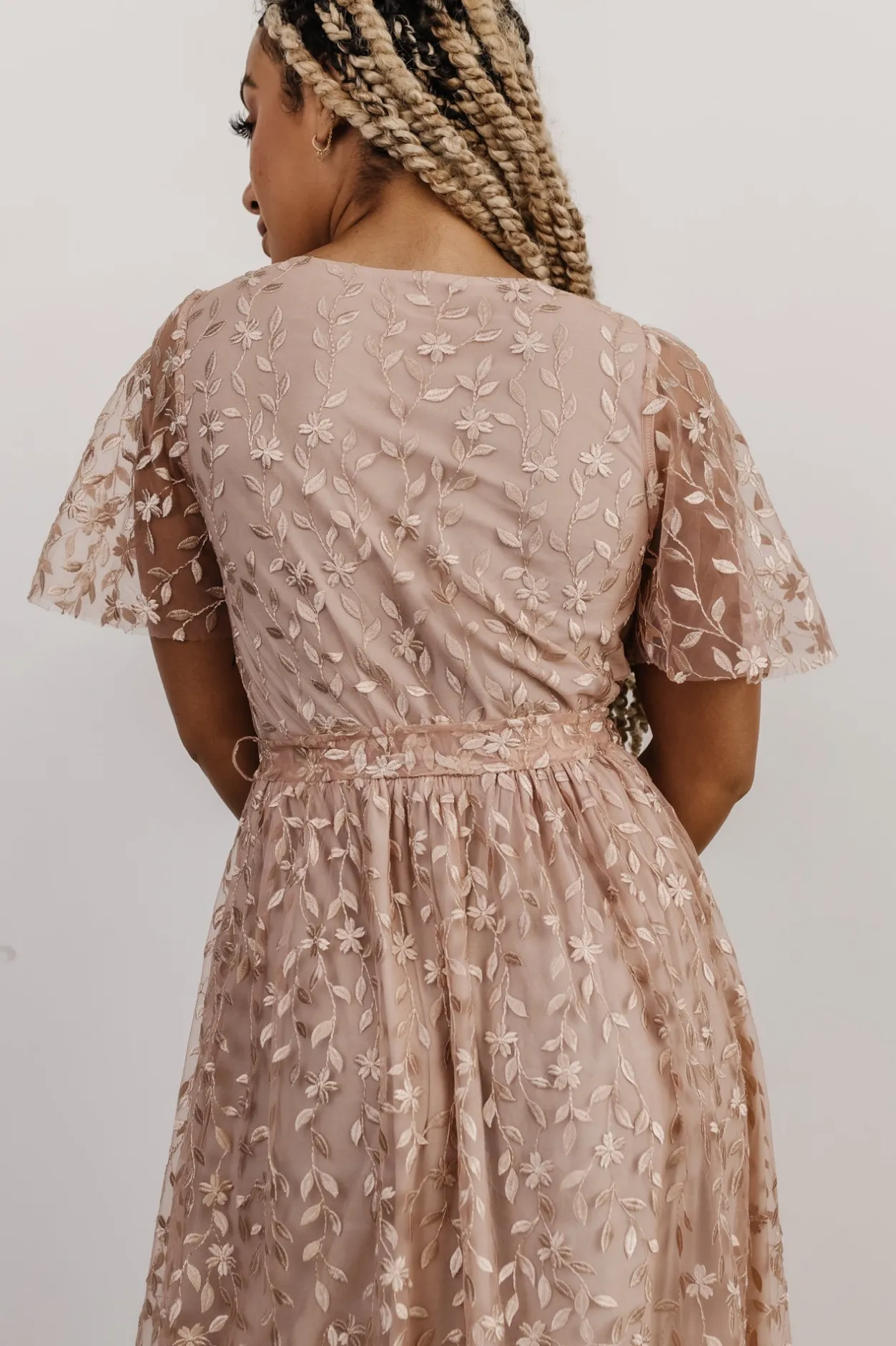 Best Baltic Born Marseille Embossed Maxi Dress | Champagne