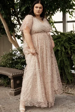 Best Baltic Born Marseille Embossed Maxi Dress | Champagne