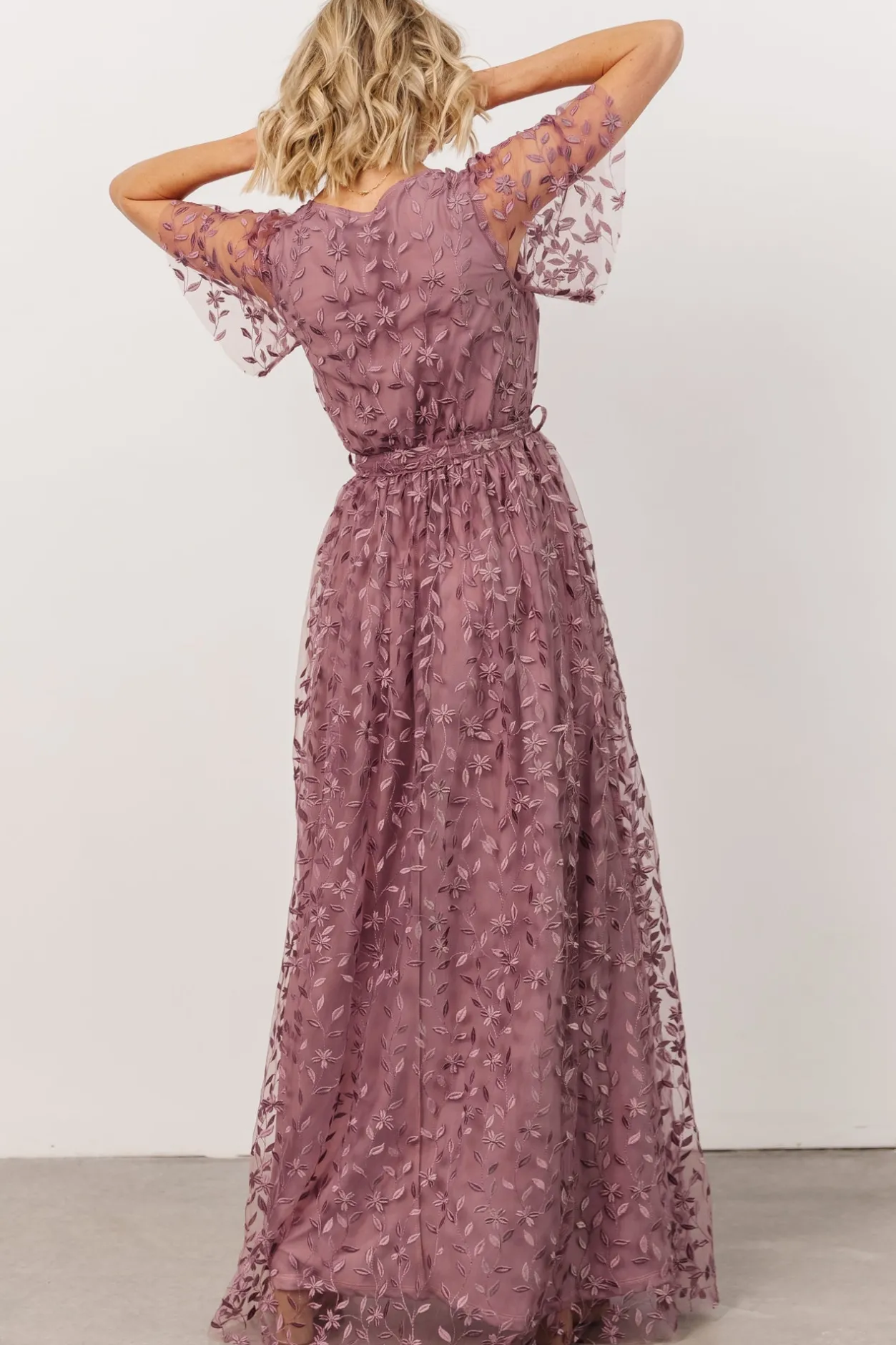 Best Baltic Born Marseille Embossed Maxi Dress | Lavender