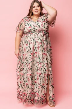 Clearance Baltic Born Marseille Embossed Maxi Dress | Rose Garden RoseGarden